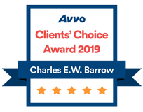 Avvo Clients' Choice Award 2019 | Charles E.W. Barrow | 5 Stars
